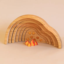 Load image into Gallery viewer, Bauspiel Dragon's Lair with Treasure and Camp Fire