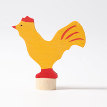 Load image into Gallery viewer, Grimm's Decorative Figure Yellow Rooster