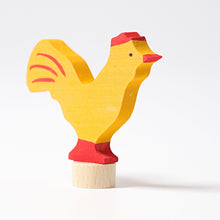Load image into Gallery viewer, Grimm's Decorative Figure Yellow Rooster
