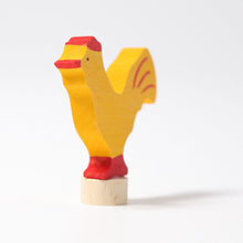 Load image into Gallery viewer, Grimm's Decorative Figure Yellow Rooster