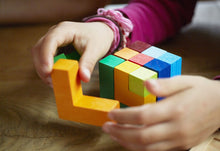 Load image into Gallery viewer, Grimm's Small Creative Square Puzzle with Booklet