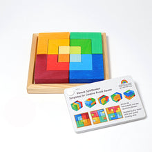 Load image into Gallery viewer, Grimm's Small Creative Square Puzzle with Booklet