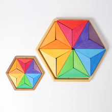 Load image into Gallery viewer, Grimm's Large Complementary Color Star Puzzle