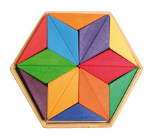 Load image into Gallery viewer, Grimm's Large Complementary Color Star Puzzle