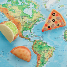 Load image into Gallery viewer, Yellow Door Sensory Play Stones - Foods of the World