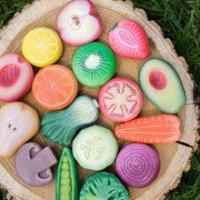 Load image into Gallery viewer, Yellow Door Sensory Play Stones - Vegetables