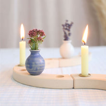 Load image into Gallery viewer, Grimm&#39;s Decorative Figure Blue Vase
