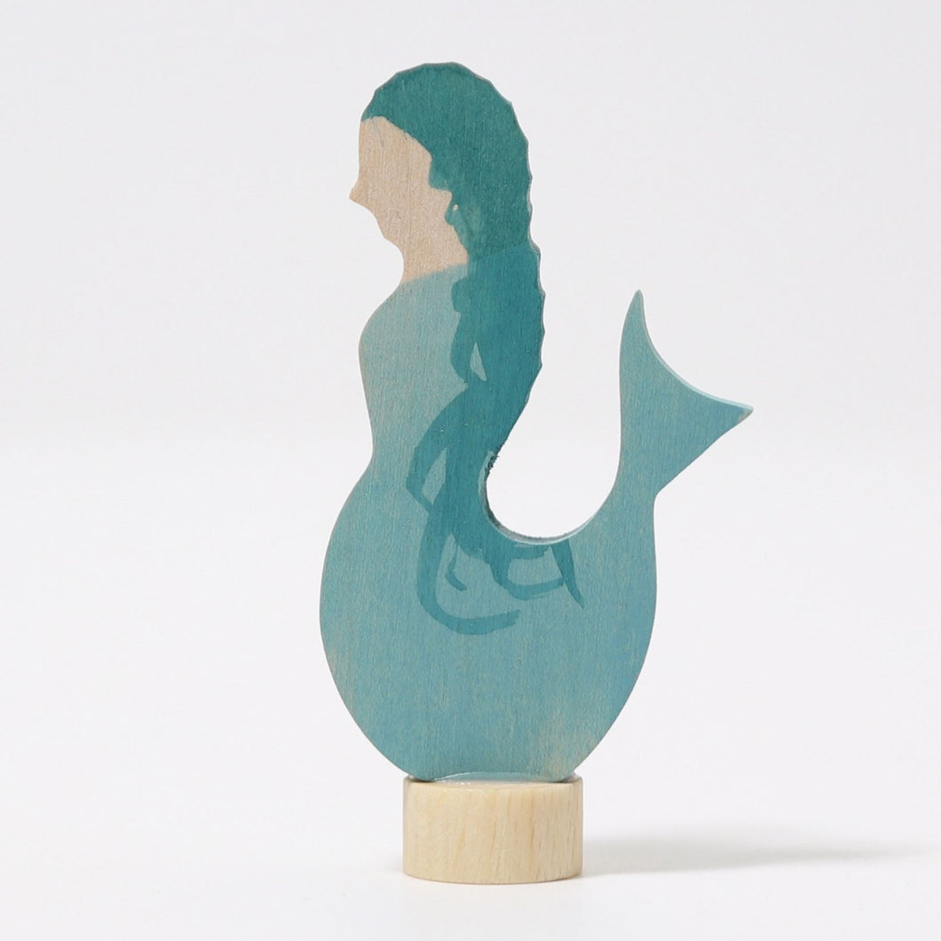 Grimm's Decorative Figure Mermaid Aquamarin