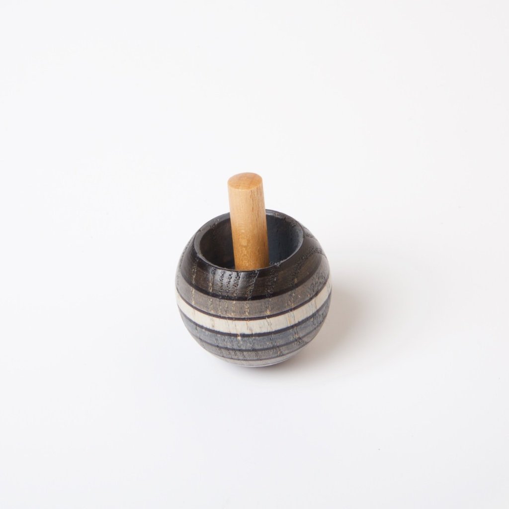 Mader Turn-Over Spinning Top - Black