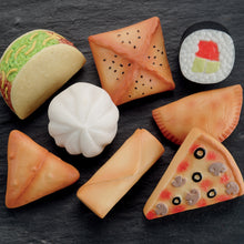 Load image into Gallery viewer, Yellow Door Sensory Play Stones - Foods of the World
