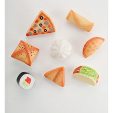 Load image into Gallery viewer, Yellow Door Sensory Play Stones - Foods of the World
