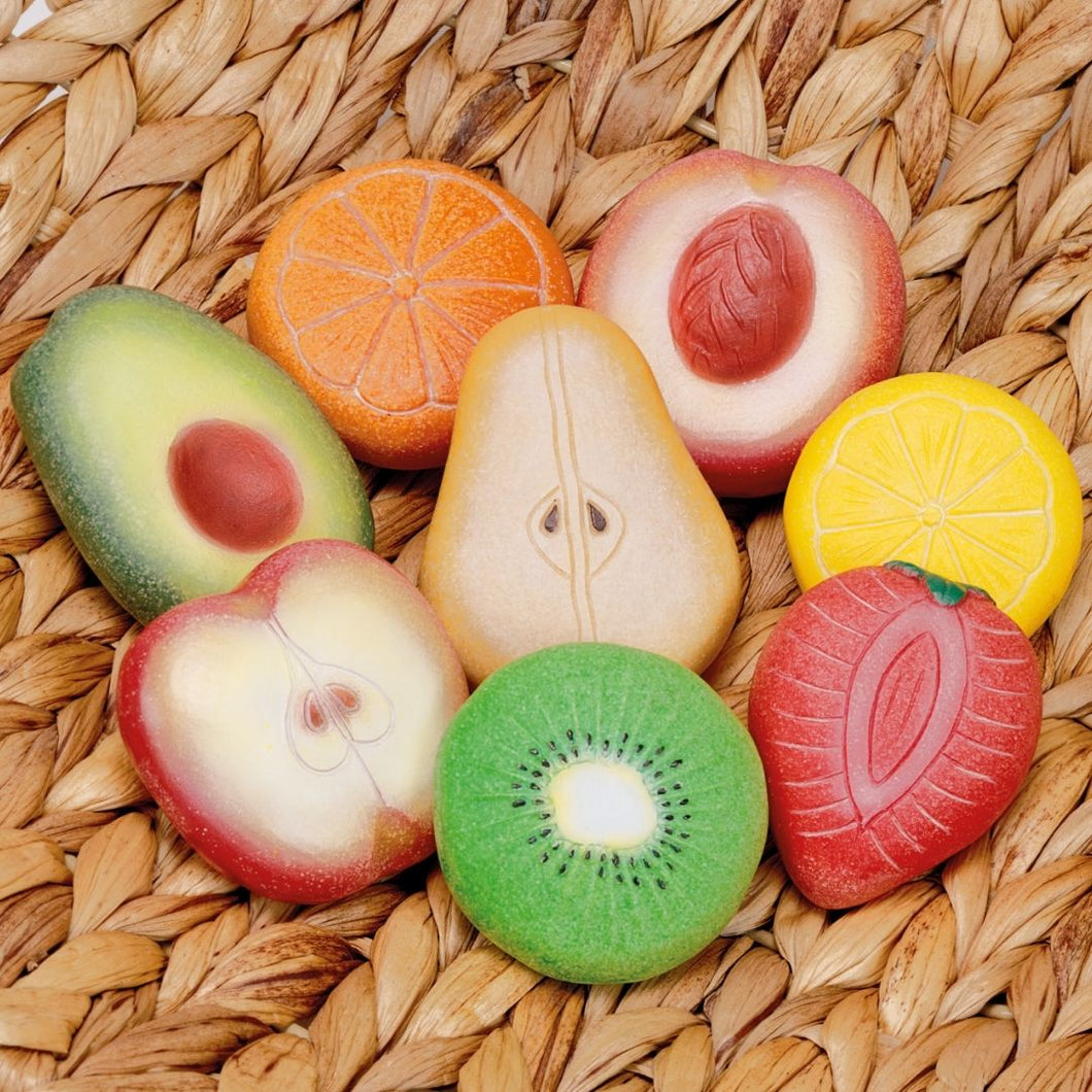 Yellow Door Sensory Play Stones - Fruits