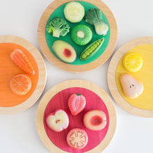 Load image into Gallery viewer, Yellow Door Sensory Play Stones - Fruits
